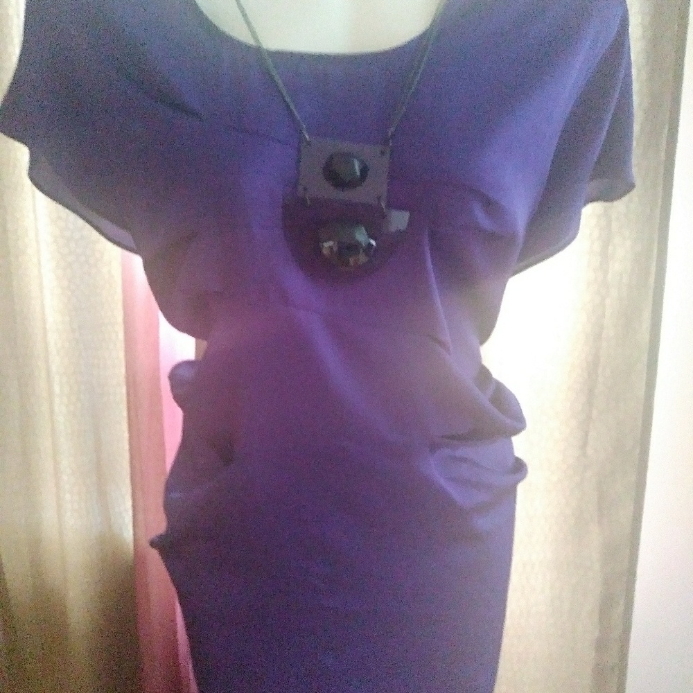 Royal purple Dress